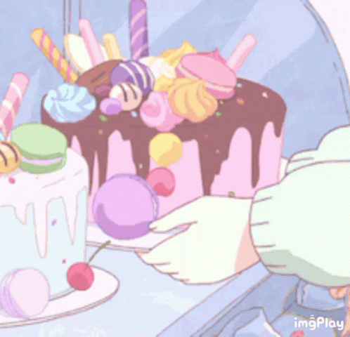 Anime Discord Pfp Anime Birthday Cake GIF