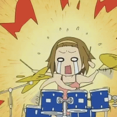 Anime Drumroll Ritsu Tainaka GIF