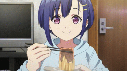 Anime Eating Aki Shino Remake Our Life GIF