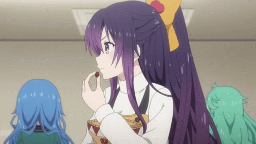 Anime Eating Date A Live Tohka Yatogami GIF