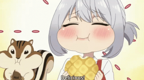 Anime Eating Delicious Magical Sempai GIF