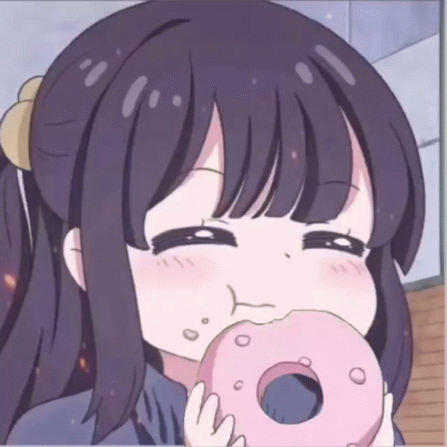 Anime Eating Hifumi Takimoto New Game GIF
