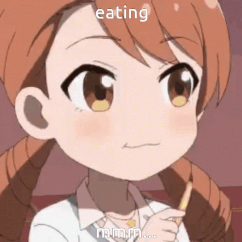 Anime Eating Karen Hojo Cinderella Girls GIF