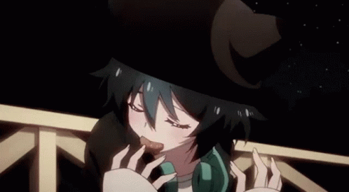 Anime Eating Luck And Logic GIF