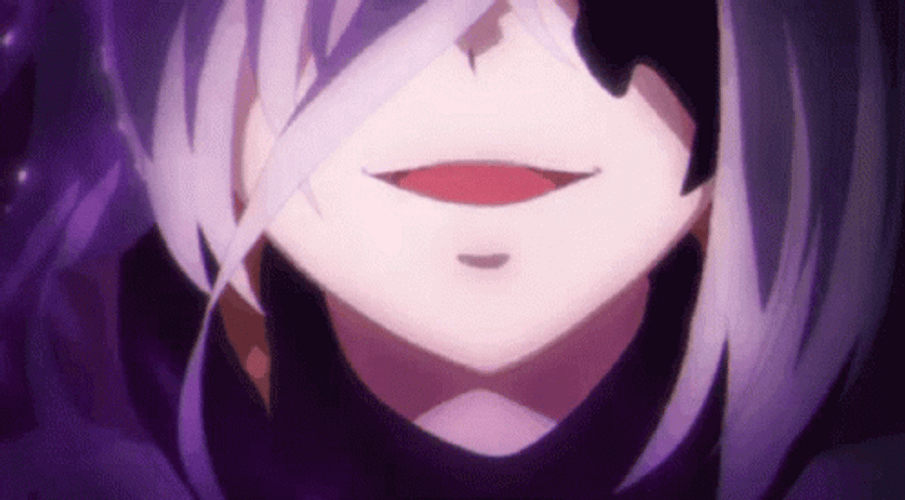 Anime Evil Grin GIF