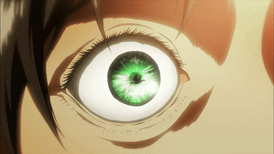 Anime Eyes Looking In The Sky GIF 