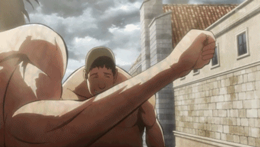 Anime Fight Aot Fist Punch GIF