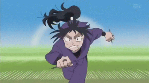 Anime Fighting Nintama Rantaro GIF