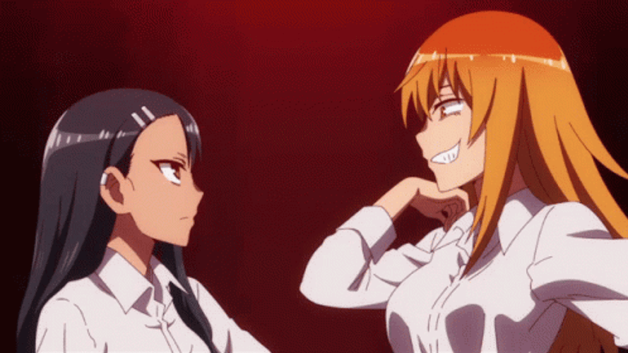 Anime Fighting Maki Versus Hayase GIF
