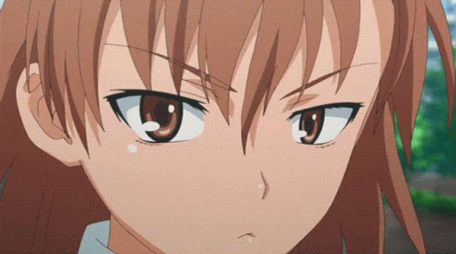 Anime Fighting Mikoto Misaka GIF