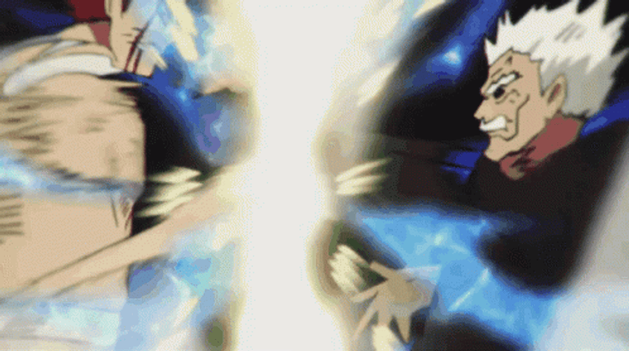 Anime Fighting One Punch Man GIF