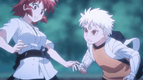 Anime Fights Sunao Sumeragi Versus Tsugumomo GIF
