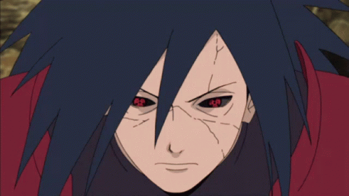 Madara Uchiha Anime Fights Naruto Shippuden GIF