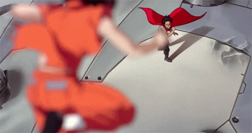 Anime Fights Akira Ferocious Battle GIF