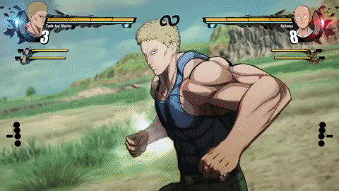 Anime Fights One Punch Man Knock Out GIF