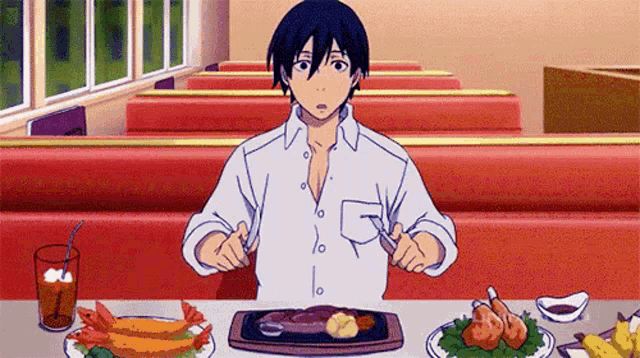 Anime Food Hei Darker Than Black GIF