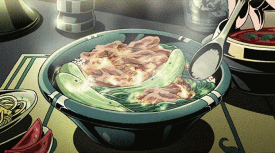 16 Delectable Anime Food GIFS That Will Make You Hungry  Anime bento Anime  Cute food drawings