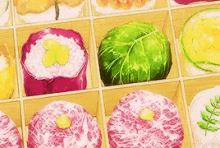 Anime Food Wars Bento Box Sushi GIF