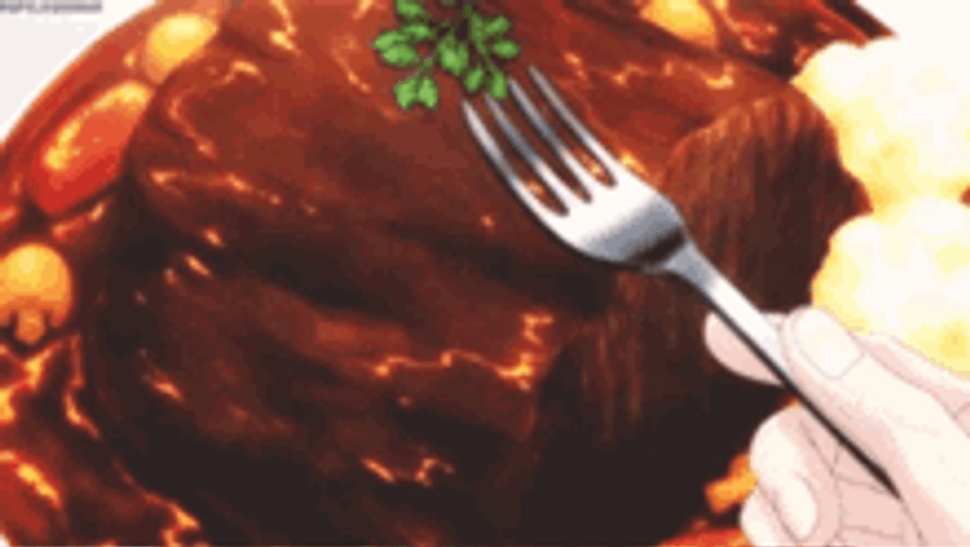 Itadakimasu Anime! | Food, Yummy food, Hamburger steak