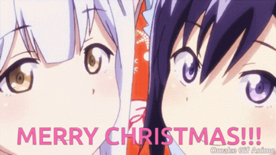 Anime Gabriel Dropout Raphi And Vigne Merry Christmas GIF