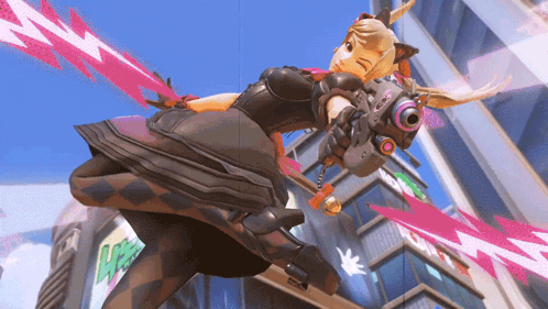 Anime Girl Cat With Gun GIF