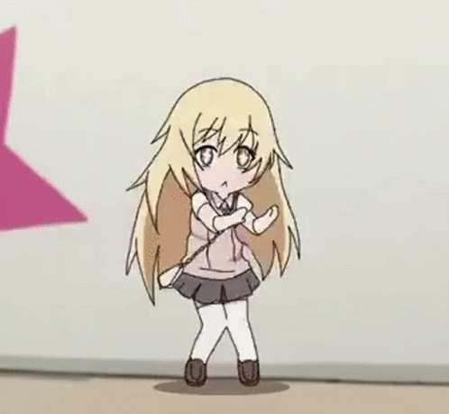 Anime Girl Dancing Shokuhou Misaki GIF