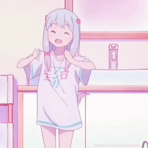 Anime Girl Dancing Izumi Sagiri GIF