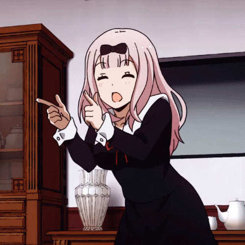 Chika Fujiwara Anime Girl Dancing GIF