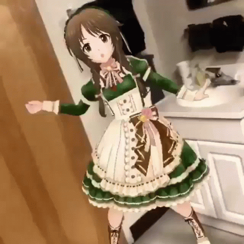 Anime Girl Dancing Famous Dex Japan GIF
