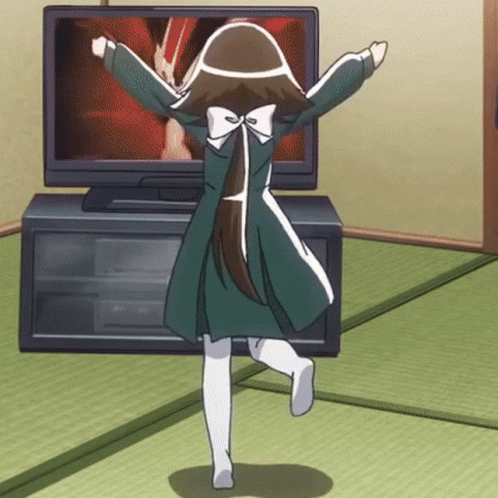 Explosion Anime Girl Dancing GIF