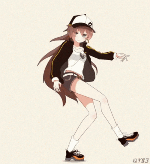 Anime Girl Dancing Chika Fujiwara GIF