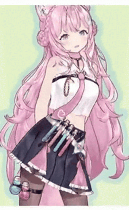 Anime Girl Dancing Hakui Koyori GIF