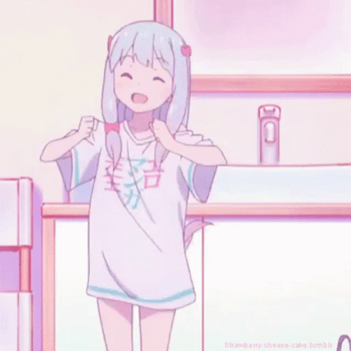 Anime Girl Dancing Izumi Sagiri GIF