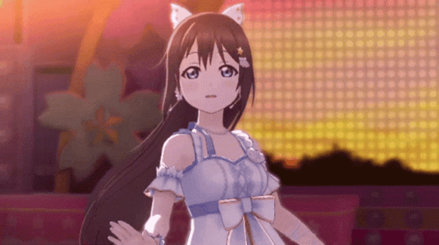 Anime Girl Dancing Shizuku Osaka GIF