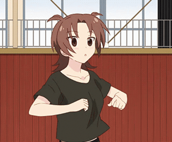 Anime Girl Dancing Yuzu Iizuka GIF