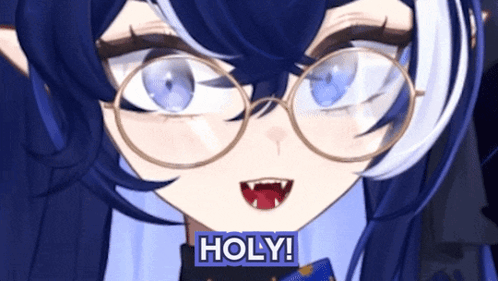 Anime Girl Fangs Holy Moly GIF