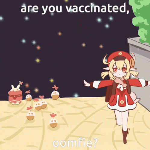 Anime Girl Get Vaccinated GIF