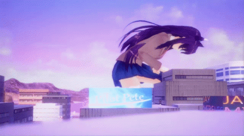 Anime Girl Growth GIF