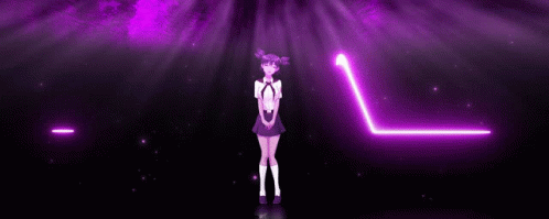 Anime Girl Let's Be Friends Discord Banner GIF