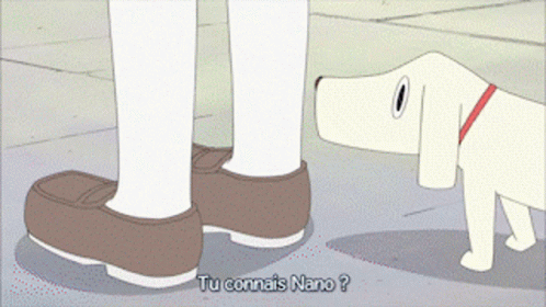 Anime Girl Nichijou Unleashing Laser Power GIF