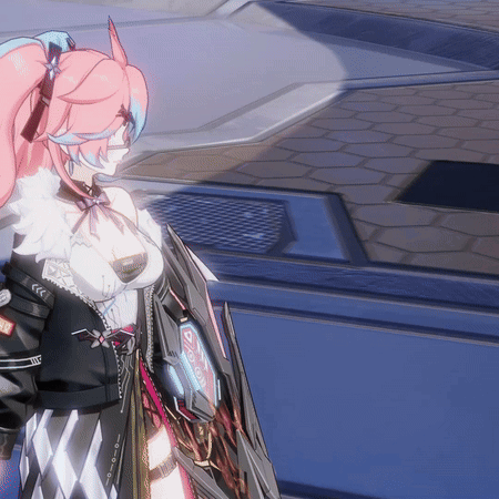 Anime Girl Plotti Wielding Laser Gun GIF