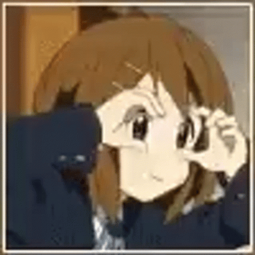 Anime Girl Searching Hand Telescope GIF