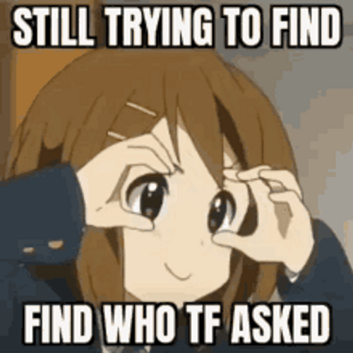 Anime Girl Still Searching For Something GIF
