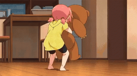Anime Girl Suplex GIF