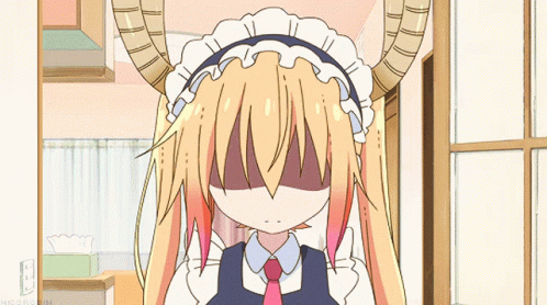 Anime Girl Tohru Laser Eyes GIF
