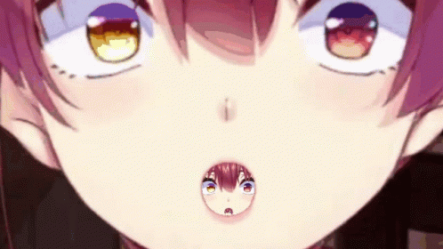 Anime Girl With Hole in Mouth