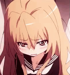 Anime Girl with Long Hair and Sailor Suit