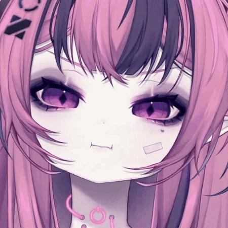 Anime Girl with Pink Hair
