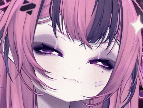 Anime Girl with Pink Hair