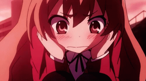Anime Girl with Purple Bow Tie